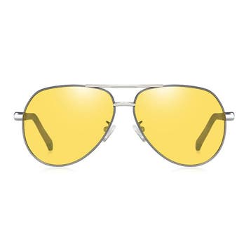 Vintage Shades Zonnebril - Roestvrij Staal Legering, Verzenden