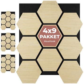 Akoestische panelen Sonic Shield houtlook - licht eiken, Verzenden