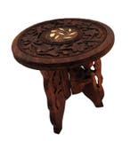 Table - Bois - Plateau de charcuterie avec os, Antiquités & Art