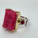 Zonder minimumprijs - Ring Zilver - Ruby, Nieuw