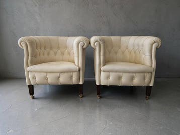 Poltrona Frau - Renzo Frau - Fauteuil (2) - Cuir
