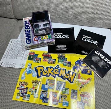Nintendo - Gameboy Color - Atomic Purple - Spelcomputer - In, Nieuw