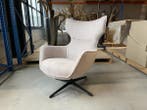 Veiling - Fauteuil Muse (set van 2) - Draaibaar - Stof - Bei, Huis en Inrichting, Nieuw