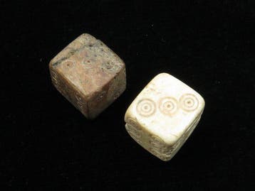 Oud-Romeins (Ox) Bone Gooi 2x. - 1.2 cm (Zonder