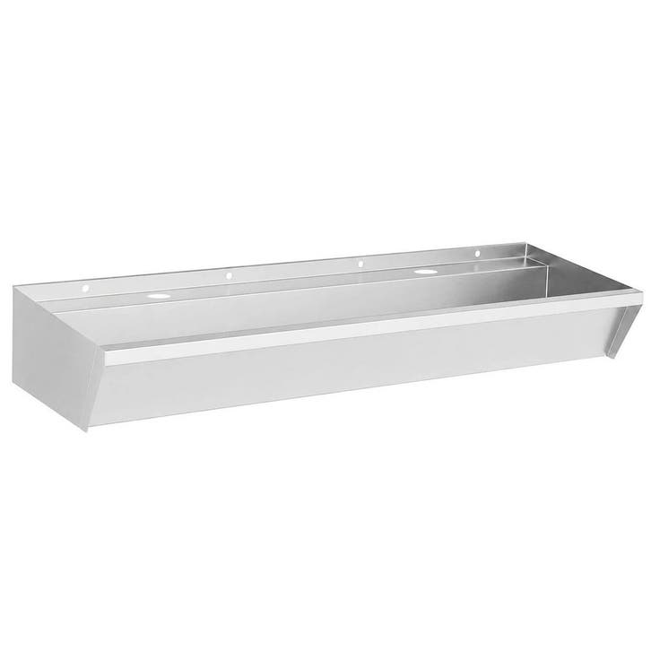 Wasbak | RVS | 2 Kraangaten | Incl. Afvoerplug |, Zakelijke goederen, Horeca | Keukenapparatuur, Nieuw in verpakking, Verzenden