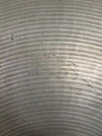 Paiste - Formula 602 - Cymbale ride - Suisse - 1960, Musique & Instruments