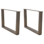 vidaXL Salontafelpoten 2 st V-vormig 70x(42-43,3) cm staal, Verzenden, Nieuw