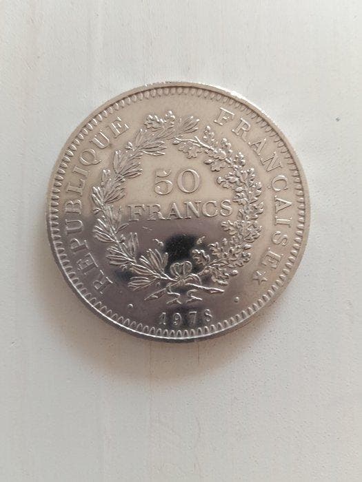 Frankrijk. 50 Francs 1978 Hercule (Zonder minimumprijs), Postzegels en Munten, Munten | Europa | Niet-Euromunten