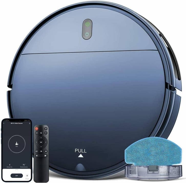 BR151 WIFI Robotstofzuiger en dweil 2 in1, Elektronische apparatuur, Stofzuigers, Zo goed als nieuw, Verzenden