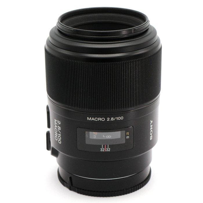 Sony SAL 100mm f/2.8 Macro 1:1 met zonnekap en filter, TV, Hi-fi & Vidéo, Appareils photo numériques