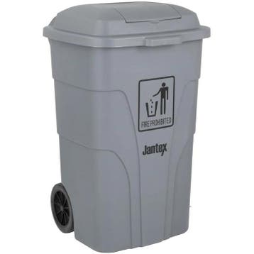 Rolcontainer | Kunststof | Grijs | 120L | Klapdeksel |, Verzenden, Nieuw in verpakking