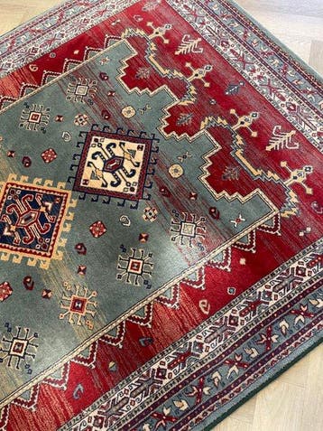 Kazak - Tapijt - 224 cm - 161 cm, Huis en Inrichting, Nieuw