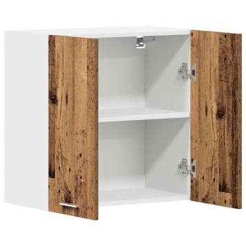 vidaXL Keukenbovenkast Lyon 60x31x60 cm bewerkt hout oud, Huis en Inrichting, Verzenden, Nieuw