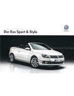2012 VOLKSWAGEN EOS SPORT & STYLE BROCHURE DUITS, Boeken, Nieuw
