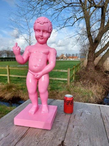 Statue, statue of European capital Brussels (manneken pis) -, Antiek en Kunst
