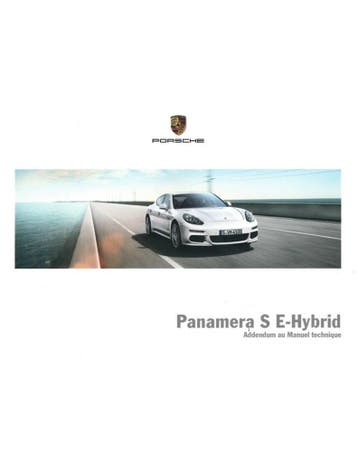 2014 PORSCHE PANAMERA S E-HYBRID BIJLAGE INSTRUCTIEBOEKJE .., Ophalen of Verzenden
