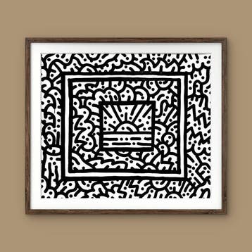 Nuno Barbedo (1983) - Long term vision (XL Size Painting)