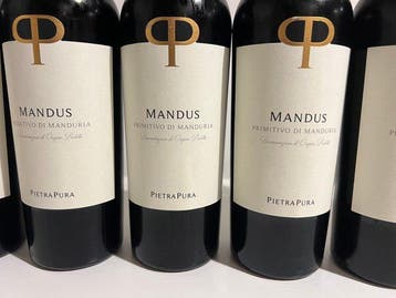 2021 PietraPura Mandus primitivo - Puglia DOC - 9 Bouteille, Nieuw