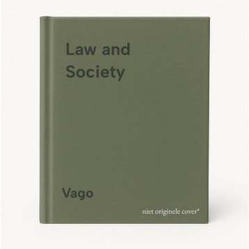 Law and Society 9780132553162 Vago, Verzenden, Gelezen, Vago