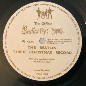 Beatles - The Beatles - Third Christmas Record - 1965 fan, Cd's en Dvd's, Nieuw in verpakking