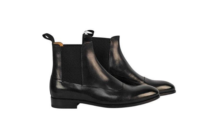 TESTONI - 8 UK - 42 IT - Santeulalia Black Chelsea Boot, Kleding | Heren, Schoenen