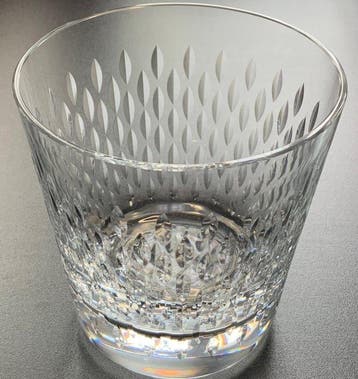 Baccarat - Verre à whisky (2) - beluga et verre à cognac -