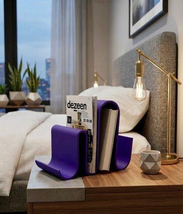 TiWo Design - Tijdschriftenhouder - Space Age Wave-stand