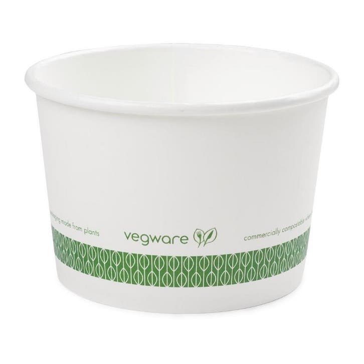 Composteerbare soep/ijs bakjes 45,4cl | 500 stuks Vegware, Articles professionnels, Horeca | Équipement de cuisine, Envoi
