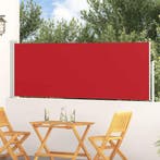 vidaXL Tuinscherm uittrekbaar 100x300 cm rood, Verzenden, Nieuw