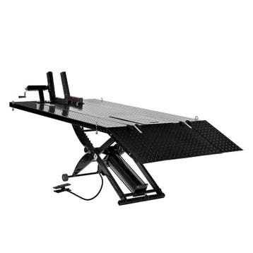 Extra brede heftafel motorfiets pneumatisch zwart, Ophalen of Verzenden, Nieuw