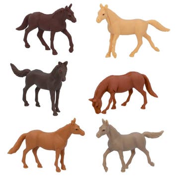 Paarden Uitdeelcadeautjes Paarden 6cm 6st, Verzenden, Nieuw
