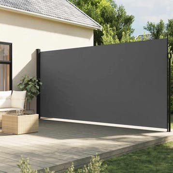 vidaXL Windscherm uittrekbaar 220x600 cm antracietkleurig, Verzenden, Nieuw
