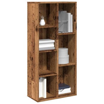 vidaXL Boekenkast 50x25x104 cm oud houtkleurig, Verzenden