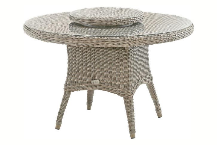 4 Seasons Outdoor Victoria tuintafel 130 cm zonder Lazy, Tuin en Terras, Tuinsets en Loungesets