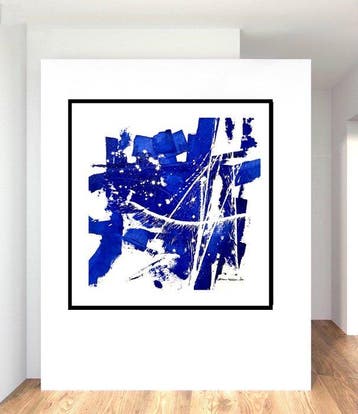 Dam Domido - White energy - 80 x 80 cm - White background