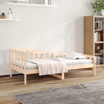 vidaXL Slaapbank zonder matras 80x200 cm massief grenenhout, Huis en Inrichting, Slaapkamer | Bedden, Verzenden, Nieuw