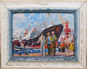 Sova Sergey Semenovich (1950) - Al porto