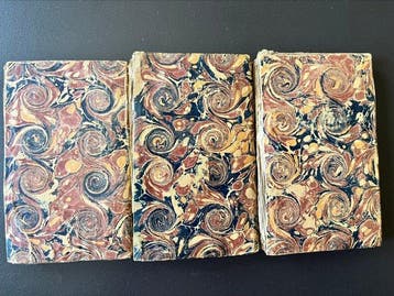 Anonyme - Les Mœurs – 3 volumes – Amsterdam, 1795 – reliures, Antiek en Kunst, Antiek | Boeken en Manuscripten