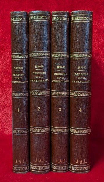 [VENEZUELAN PRINTING] Luis Sanojo - Instituciones de Derecho