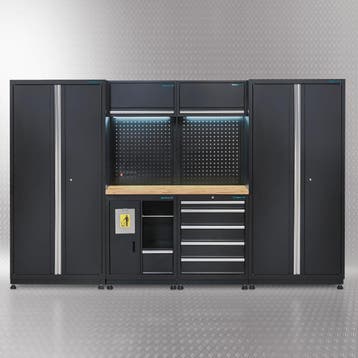 Datona Werkplaatsinrichting PREMIUM met eiken werkblad 315, Ophalen of Verzenden, Nieuw