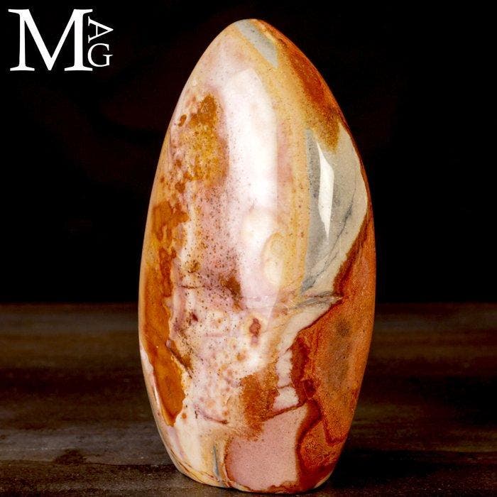 Nice - Decoratieve Polychroom Jaspis - Madagaskar polychroom, Verzamelen, Mineralen en Fossielen