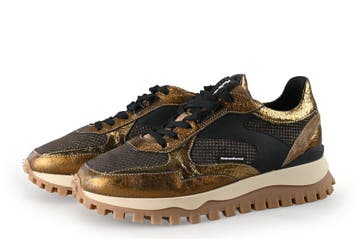 Floris van Bommel Sneakers in maat 39½ Goud, Kleding | Dames, Schoenen, Overige kleuren, Verzenden, Floris van Bommel, Zo goed als nieuw