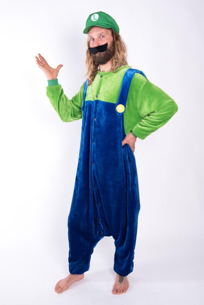 Onesie Luigi Pak Kostuum Pet XS-S Super Mario Jumpsuit Huisp, Vêtements | Femmes, Costumes de carnaval & Vêtements de fête, Enlèvement ou Envoi