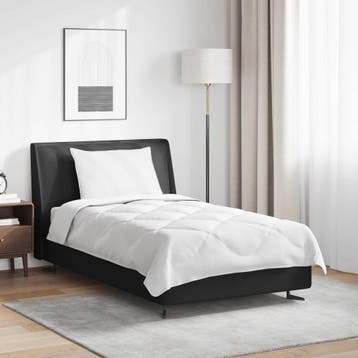 vidaXL All-Season Deken met kussen 2 st Wit Microvezel, Verzenden