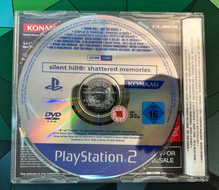 Konami - Playstation 2 (PS2) - Silent Hill Shattered, Games en Spelcomputers, Spelcomputers | Overige Accessoires