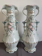 Royal Dux Porzellan-Manufaktur - Vase à double anse (2) -, Antiquités & Art