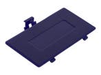 Gameboy Pocket Battery Cover - Dark Purple/Blue, Games en Spelcomputers, Spelcomputers | Nintendo Game Boy, Verzenden, Nieuw