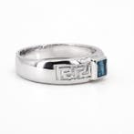 Sans prix de réserve - Bague Plaqué or Topaze - Diamant -