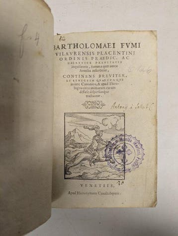 Fumo, Bartolomeo - Summa quae aurea armilia [sic!]