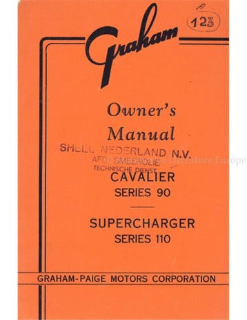 1936 GRAHAM CAVALIER SERIES 90 | SUPERCHARGER SERIES 110
